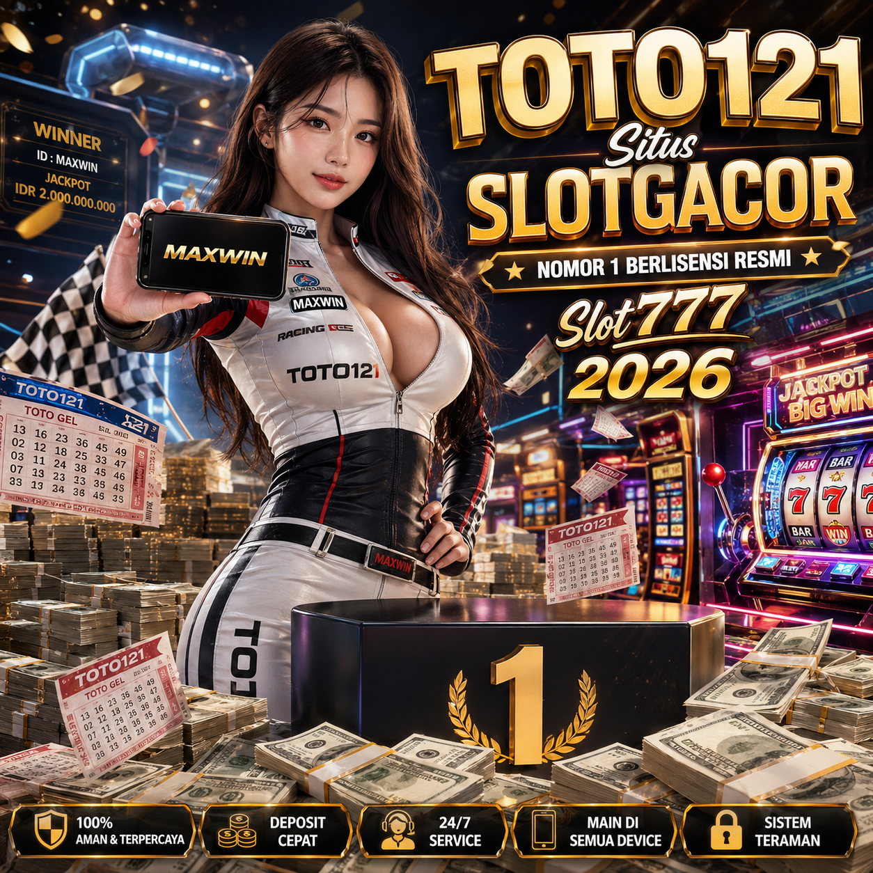 TOTO121 Situs SLOTGACOR Nomor 1 Berlisensi Resmi Slot777 2026