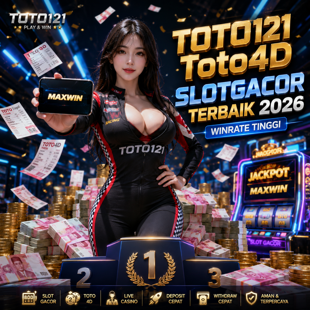 TOTO121 Toto4D dan SLOTGACOR Terbaik 2026 dengan Winrate Tinggi